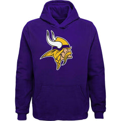 Minnesota Vikings Youth Team Logo Pullover Hoodie - Purple outlet