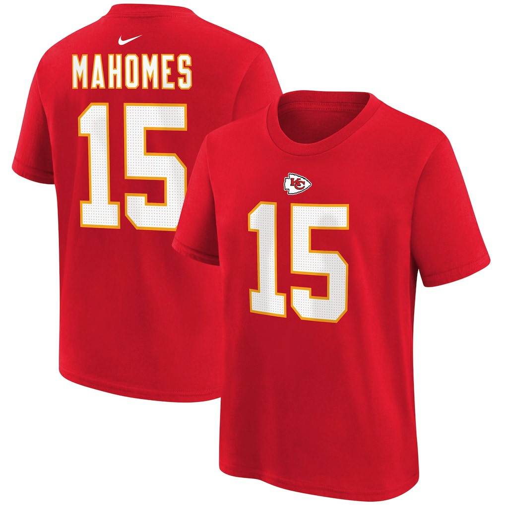 Patrick Mahomes Kansas City Chiefs Youth Player Name & Number T-Shirt - Red | Nike outlet
