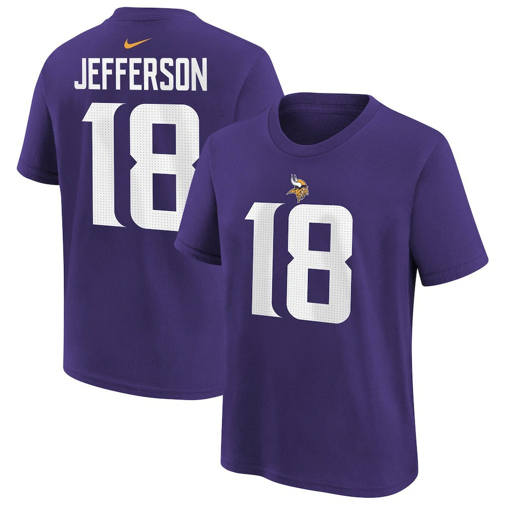 Justin Jefferson Minnesota Vikings Youth Player Name & Number T-Shirt - Purple | Nike cheap