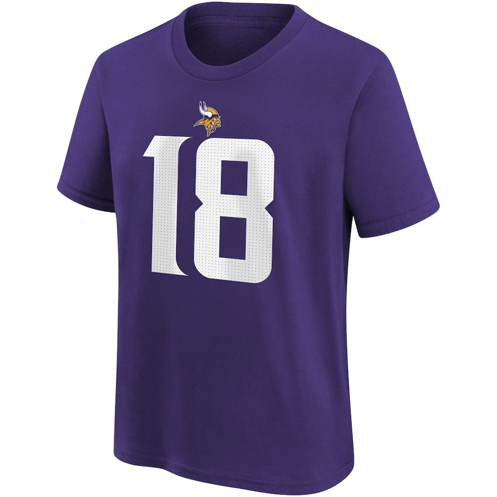Justin Jefferson Minnesota Vikings Youth Player Name & Number T-Shirt - Purple | Nike cheap