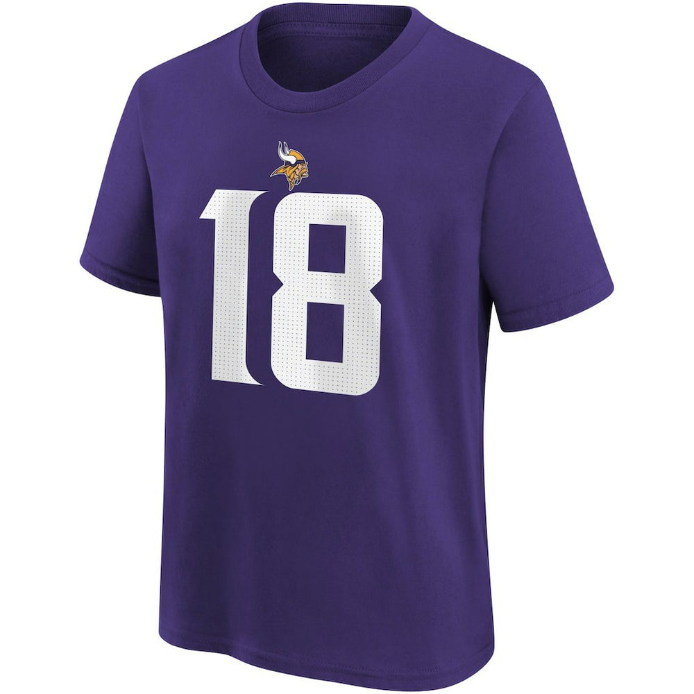 Justin Jefferson Minnesota Vikings Youth Player Name & Number T-Shirt - Purple | Nike cheap
