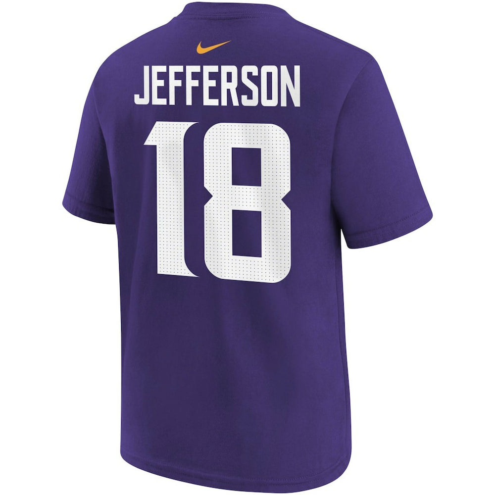 Justin Jefferson Minnesota Vikings Youth Player Name & Number T-Shirt - Purple | Nike cheap