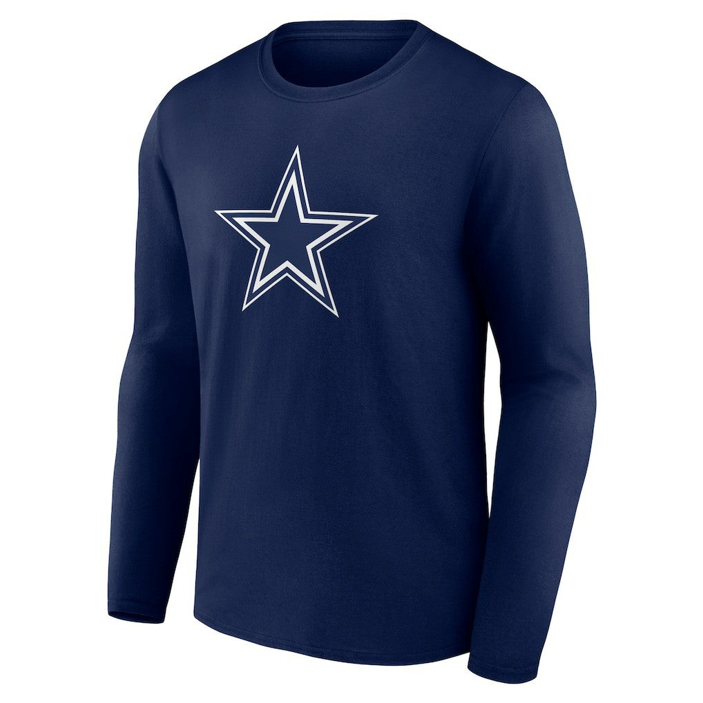 Dallas Cowboys Primary Logo Long T-Shirt - Navy online