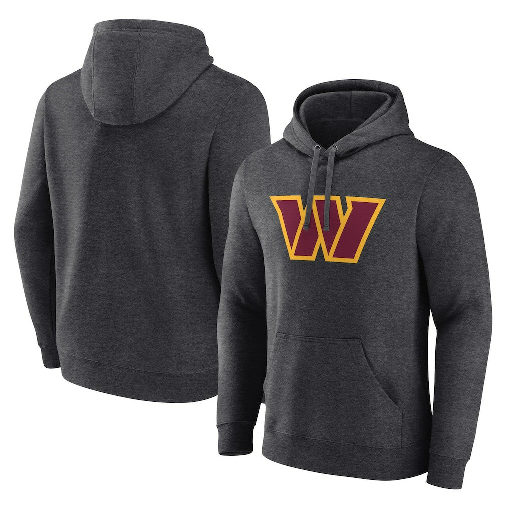 Washington Commanders Primary Logo Pullover Hoodie - Charcoal sale