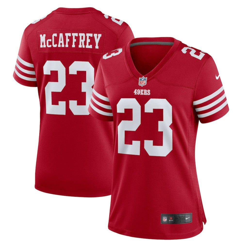 Christian McCaffrey San Francisco 49ers Women's Player Jersey - Scarlet | Nike cheap