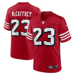 Christian McCaffrey San Francisco 49ers Alternate Game Player Jersey - Scarlet | Nike online