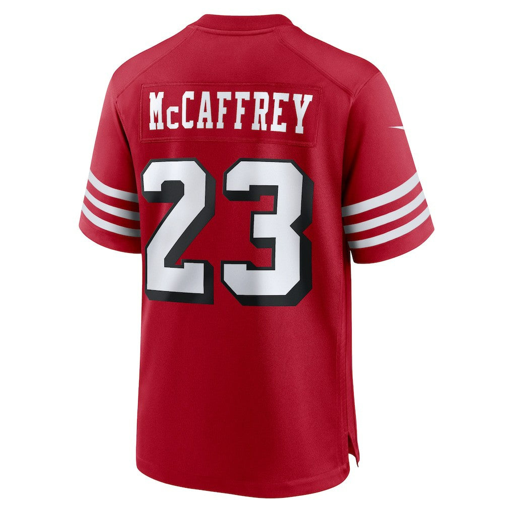 Christian McCaffrey San Francisco 49ers Alternate Game Player Jersey - Scarlet | Nike online