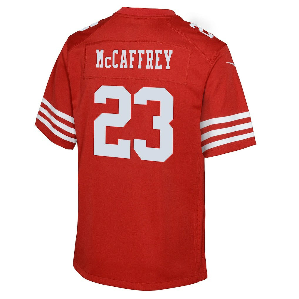 Christian McCaffrey San Francisco 49ers Youth Game Jersey - Scarlet | Nike for sale