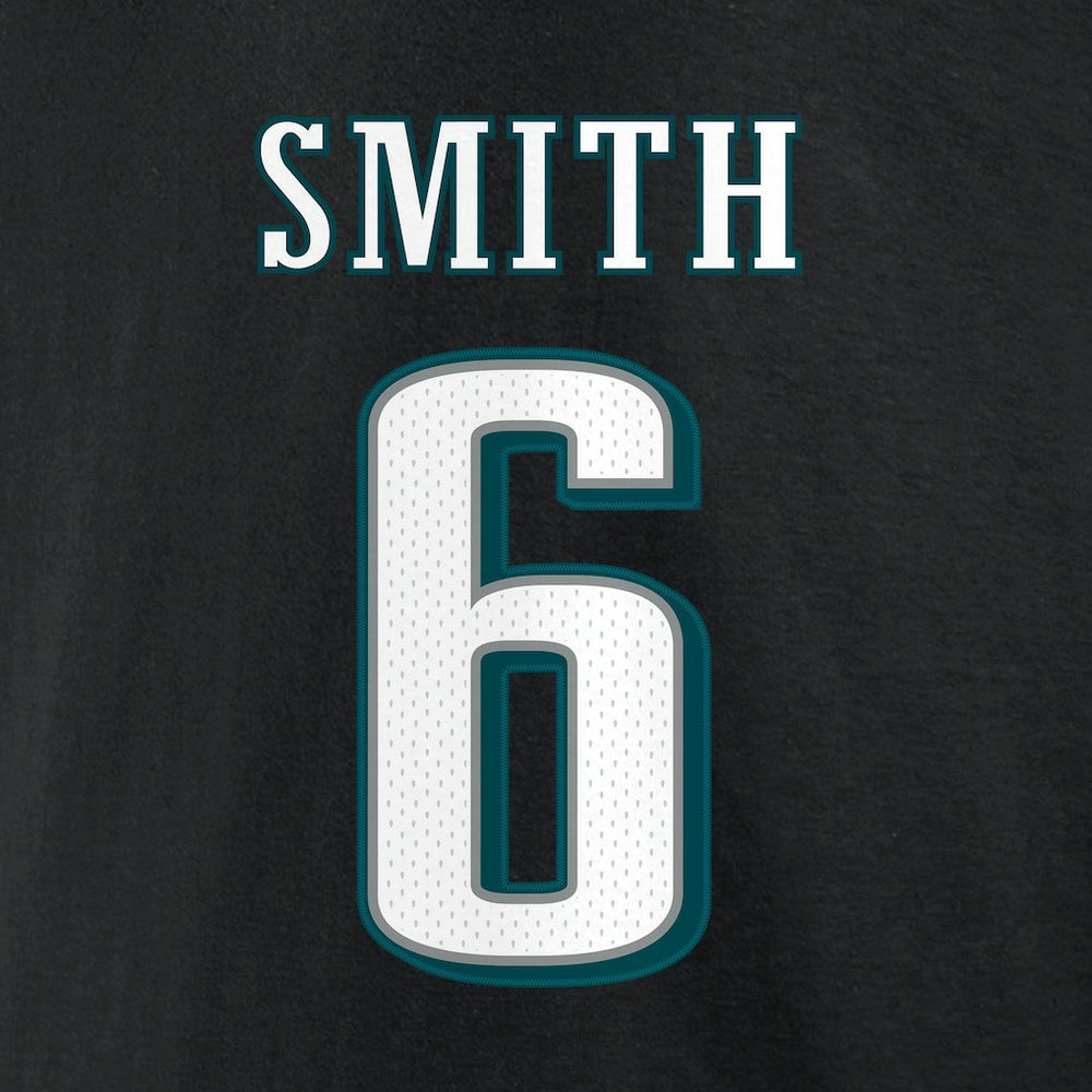 DeVonta Smith Philadelphia Eagles Icon Player Name & Number T-Shirt - Black cheap