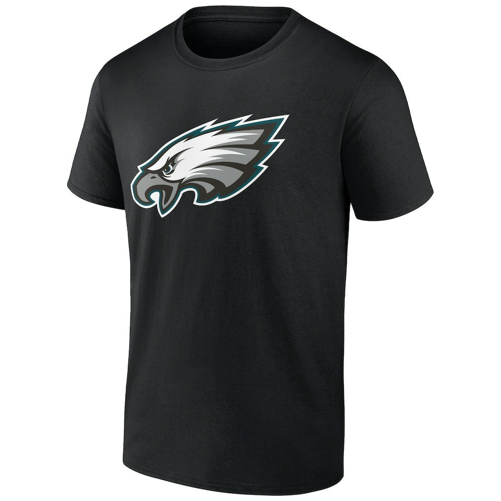 Jalen Hurts Philadelphia Eagles Icon Player Name & Number T-Shirt - Black on sale