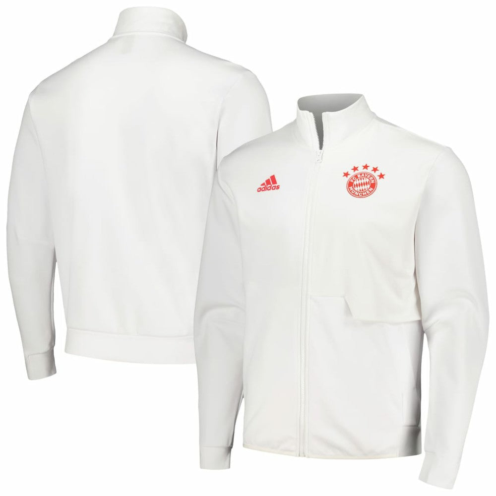 Bayern Munich 2023/24 Anthem Full-Zip Jacket - White | Adidas shop