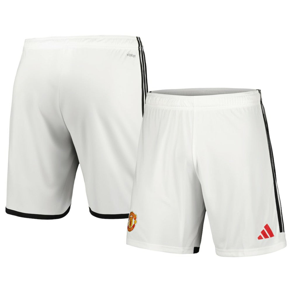 Manchester United 2023/24 Home Replica Shorts - White | Adidas shop