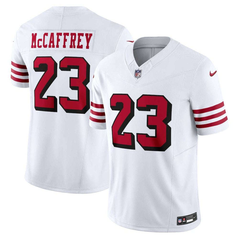 Christian McCaffrey San Francisco 49ers Vapor F.U.S.E. Limited 2nd Alternate Jersey - White | Nike discount