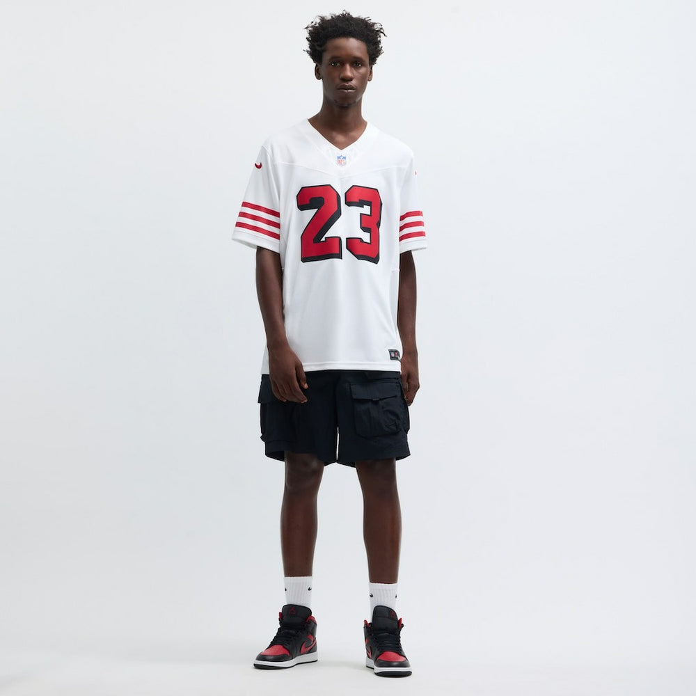 Christian McCaffrey San Francisco 49ers Vapor F.U.S.E. Limited 2nd Alternate Jersey - White | Nike discount