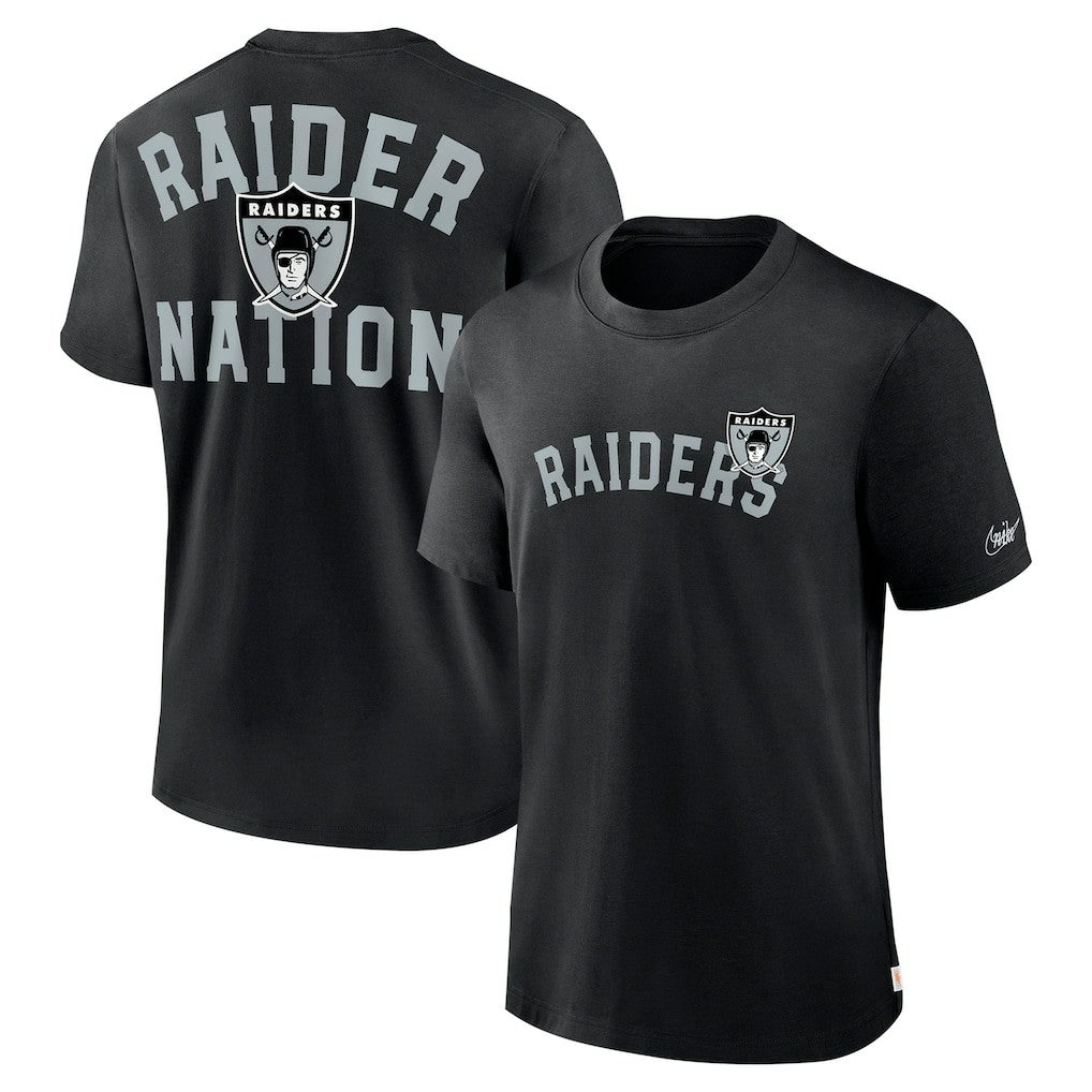 Las Vegas Raiders Rewind Slogan T-Shirt - Black | Nike sale