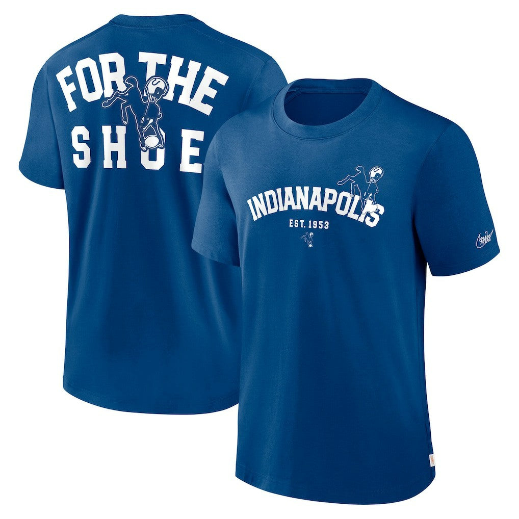 Indianapolis Colts Rewind Slogan T-Shirt - Royal | Nike discount