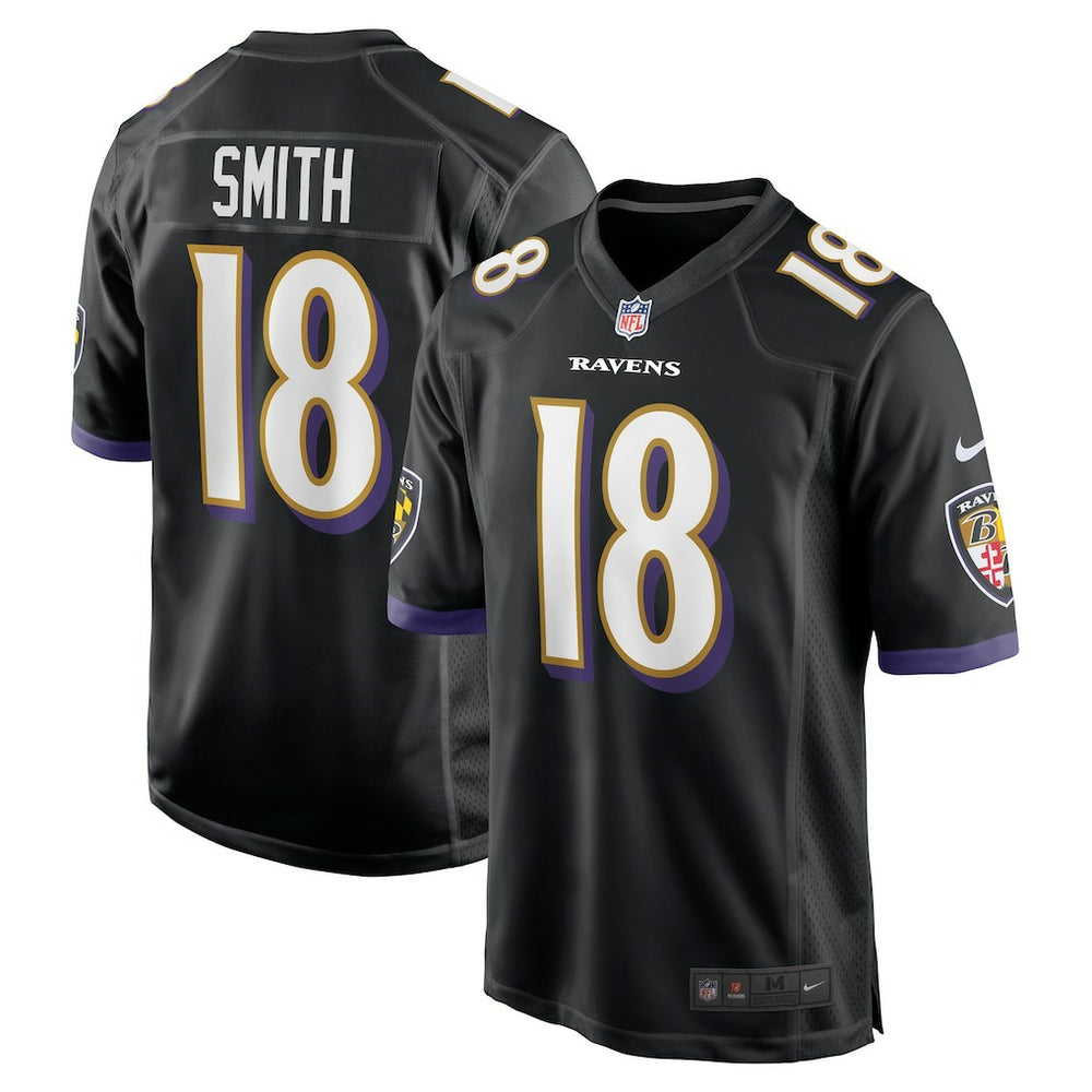 Roquan Smith Baltimore Ravens Alternate Game Jersey - Black | Nike outlet