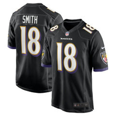 Roquan Smith Baltimore Ravens Alternate Game Jersey - Black | Nike outlet