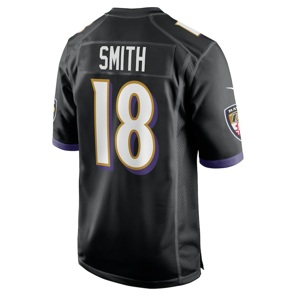 Roquan Smith Baltimore Ravens Alternate Game Jersey - Black | Nike outlet