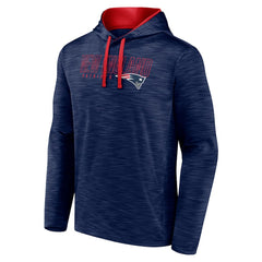 New England Patriots Hook and Ladder Pullover Hoodie - Heather Navy outlet