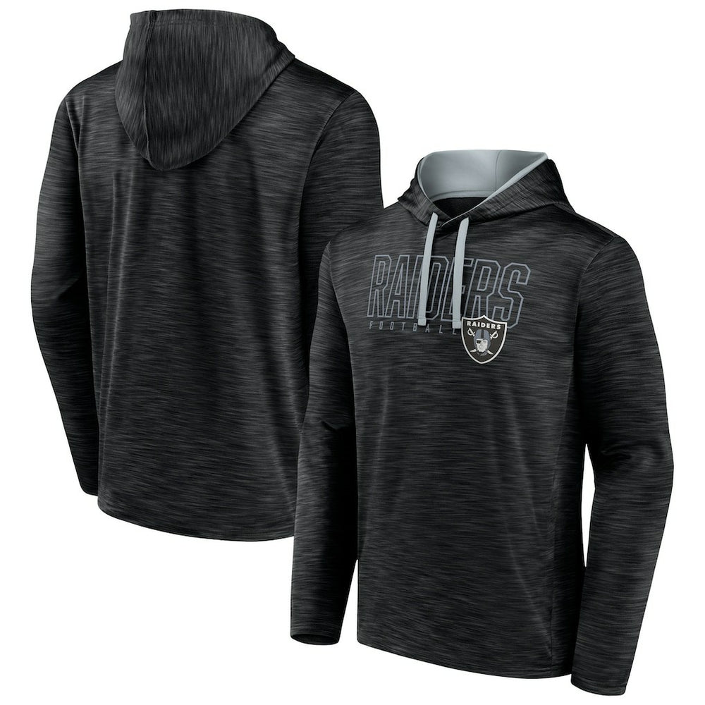 Las Vegas Raiders Hook and Ladder Pullover Hoodie - Heather Black for sale