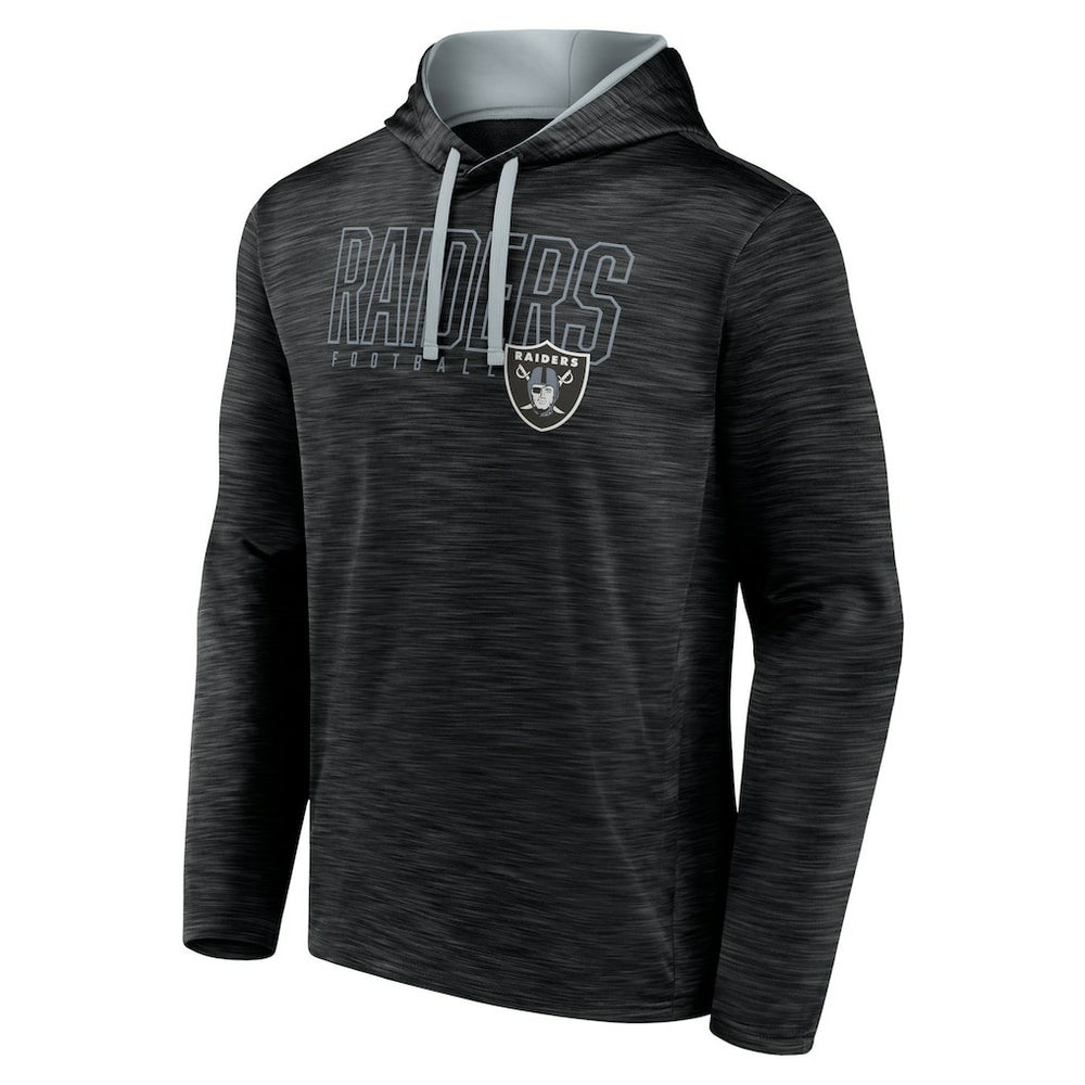 Las Vegas Raiders Hook and Ladder Pullover Hoodie - Heather Black for sale