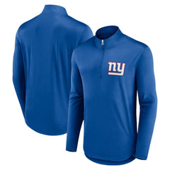 New York Giants Quarterback Quarter-Zip Top - Royal on sale