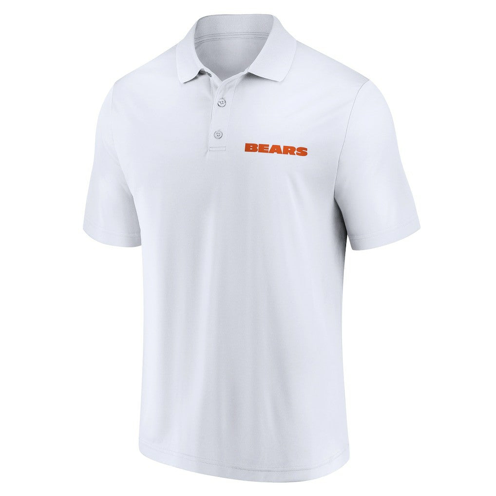 Chicago Bears Lockup Two-Pack Polo Set - White/Navy for sale