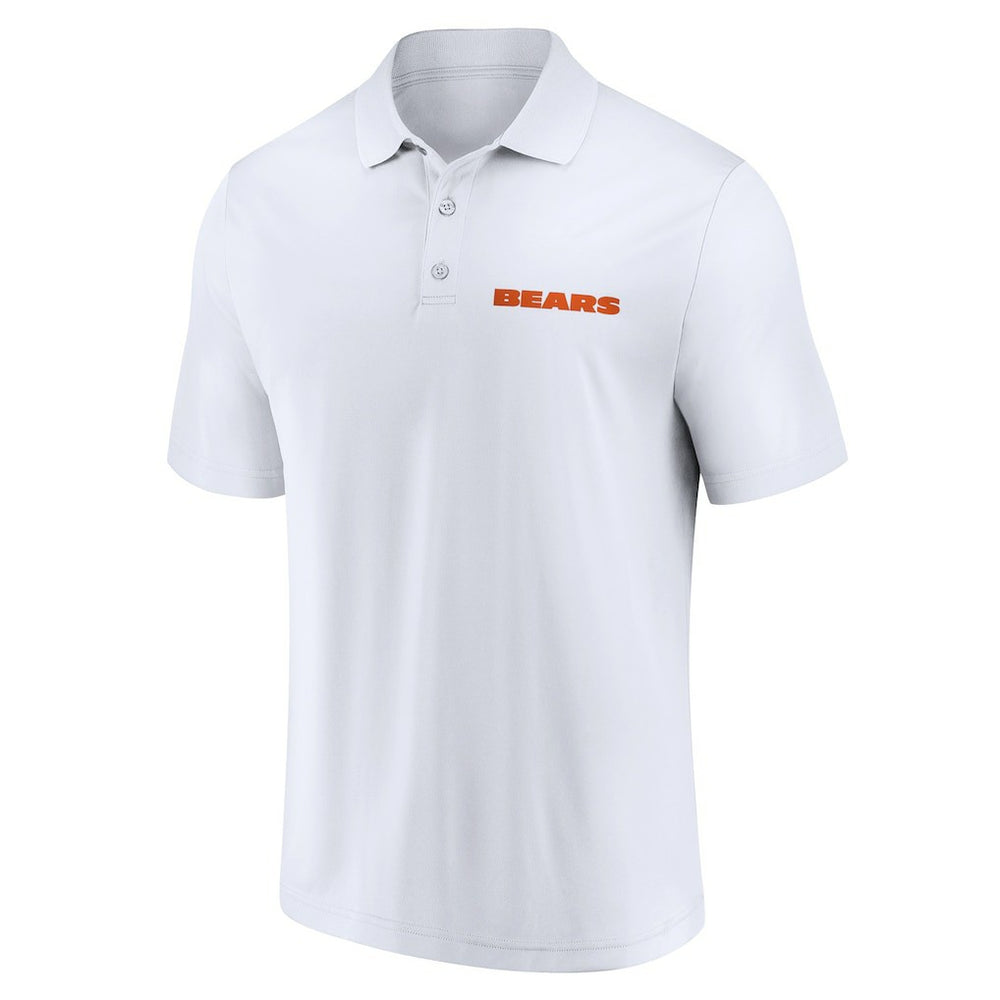 Chicago Bears Lockup Two-Pack Polo Set - White/Navy for sale