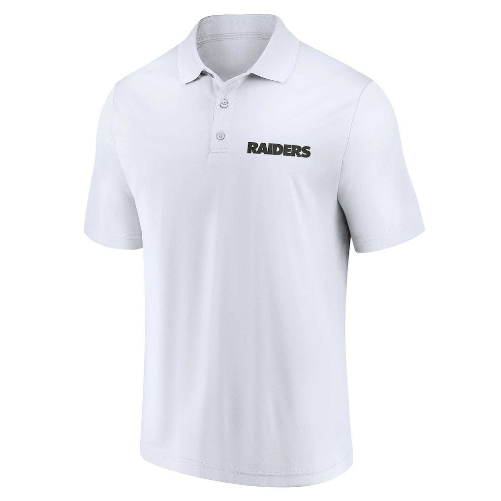 Las Vegas Raiders Lockup Two-Pack Polo Set - White/Black online