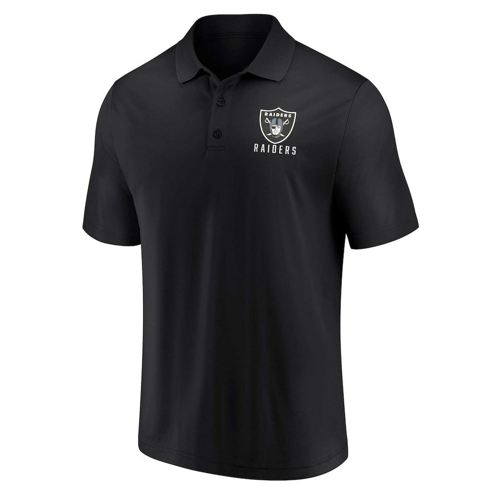Las Vegas Raiders Lockup Two-Pack Polo Set - White/Black online