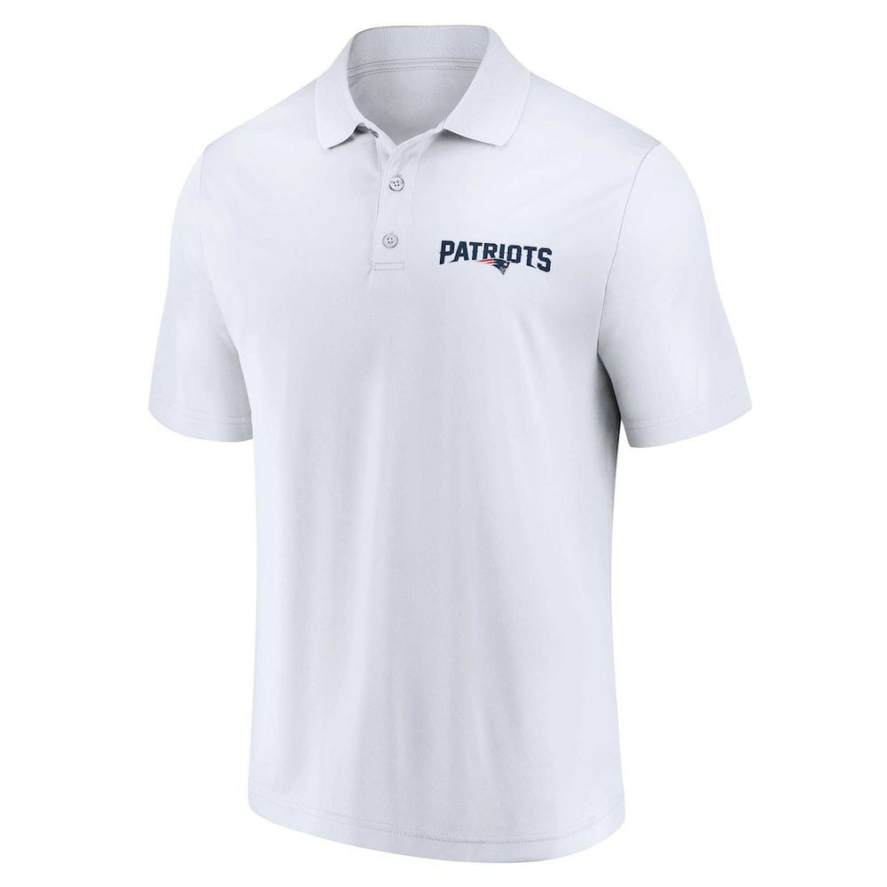 New England Patriots Lockup Two-Pack Polo Set - White/Navy outlet