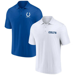 Indianapolis Colts Lockup Two-Pack Polo Set - White/Royal discount