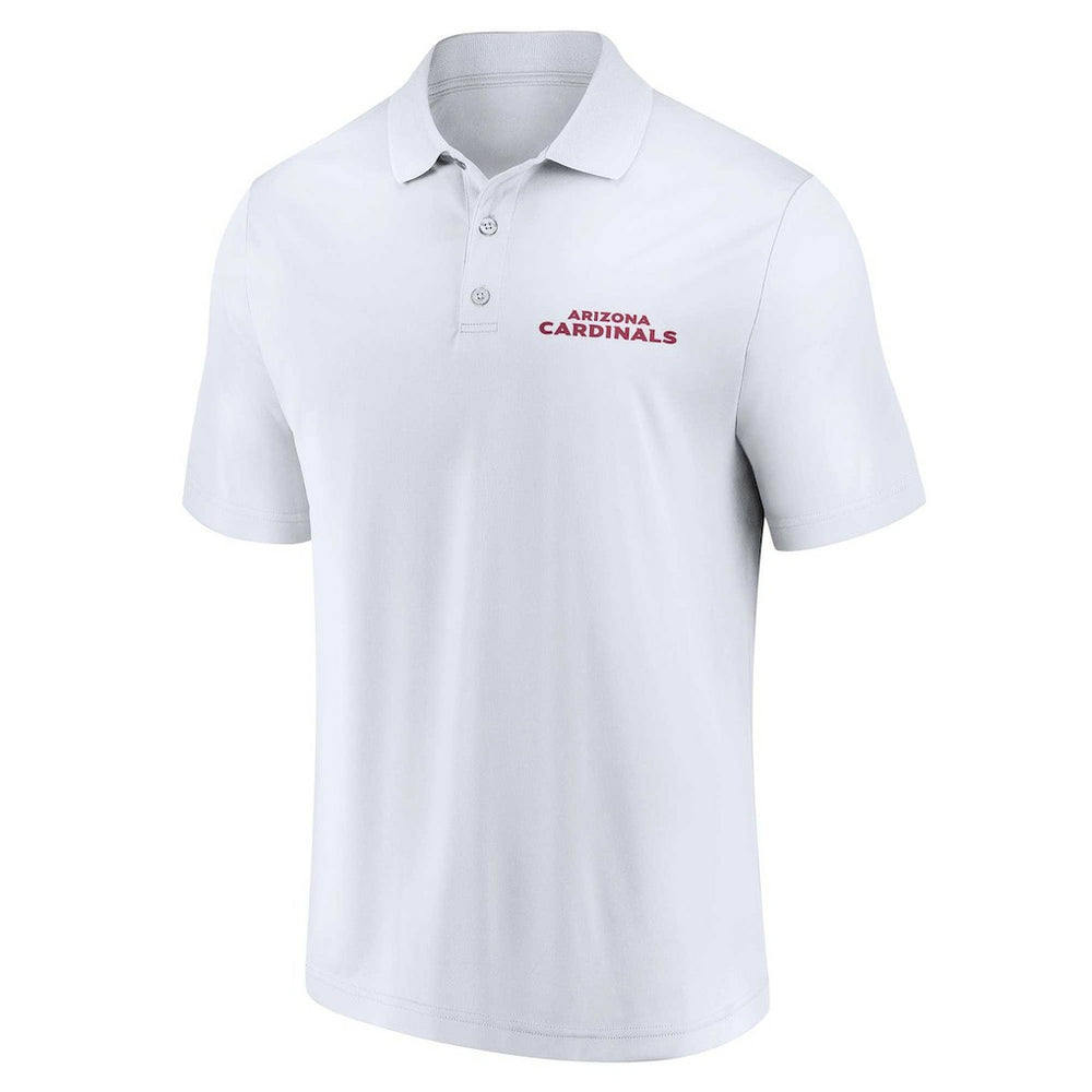 Arizona Cardinals Lockup Two-Pack Polo Set - White/Cardinal on sale