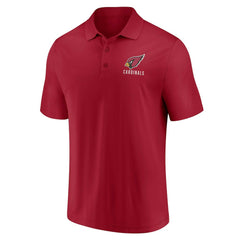 Arizona Cardinals Lockup Two-Pack Polo Set - White/Cardinal on sale