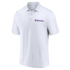 Minnesota Vikings Lockup Two-Pack Polo Set - White/Purple outlet