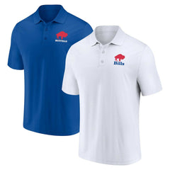 Buffalo Bills Throwback Two-Pack Polo Set - White/Royal cheap