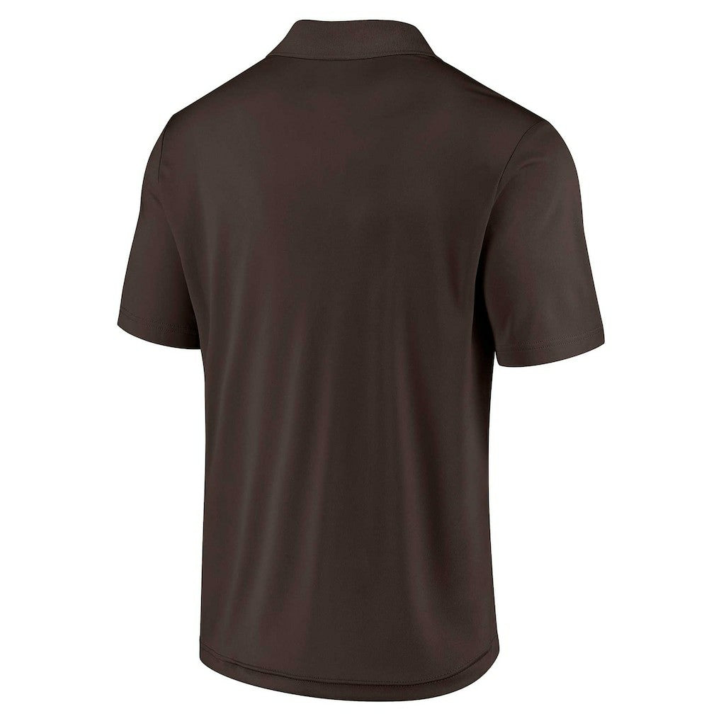 Cleveland Browns Throwback Two-Pack Polo Set - White/Brown on sale