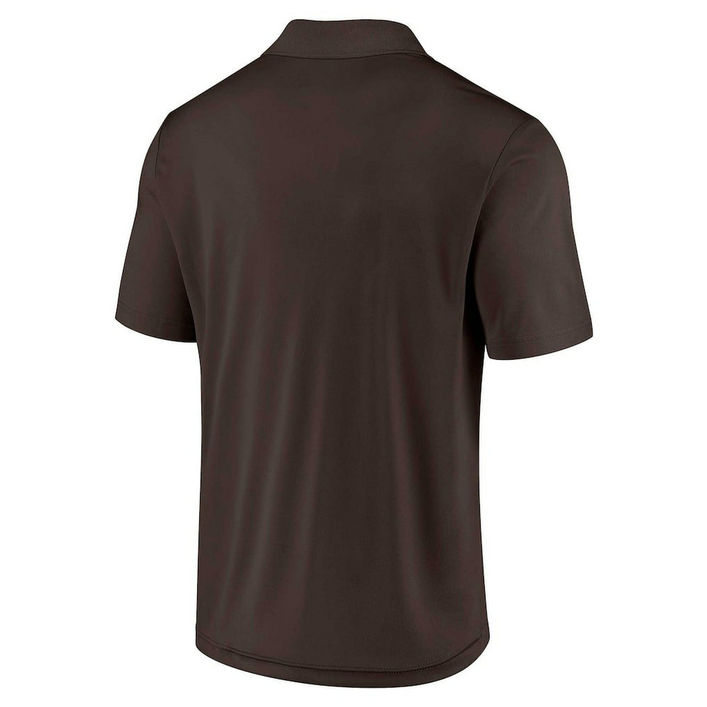 Cleveland Browns Throwback Two-Pack Polo Set - White/Brown on sale