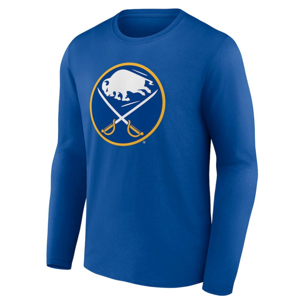 Buffalo Sabres Primary Logo Team Long Sleeve T-Shirt Royal