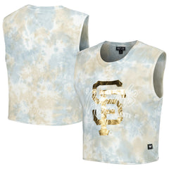San Francisco Giants The Wild Collective Women's Washed Muscle Tank Top - White