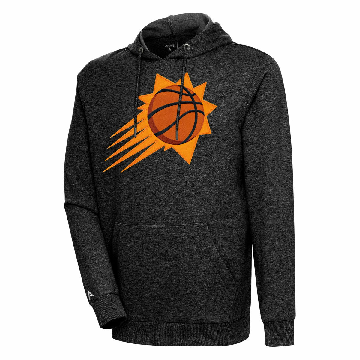 Phoenix Suns Antigua Action Pullover Hoodie - Heather Black shop
