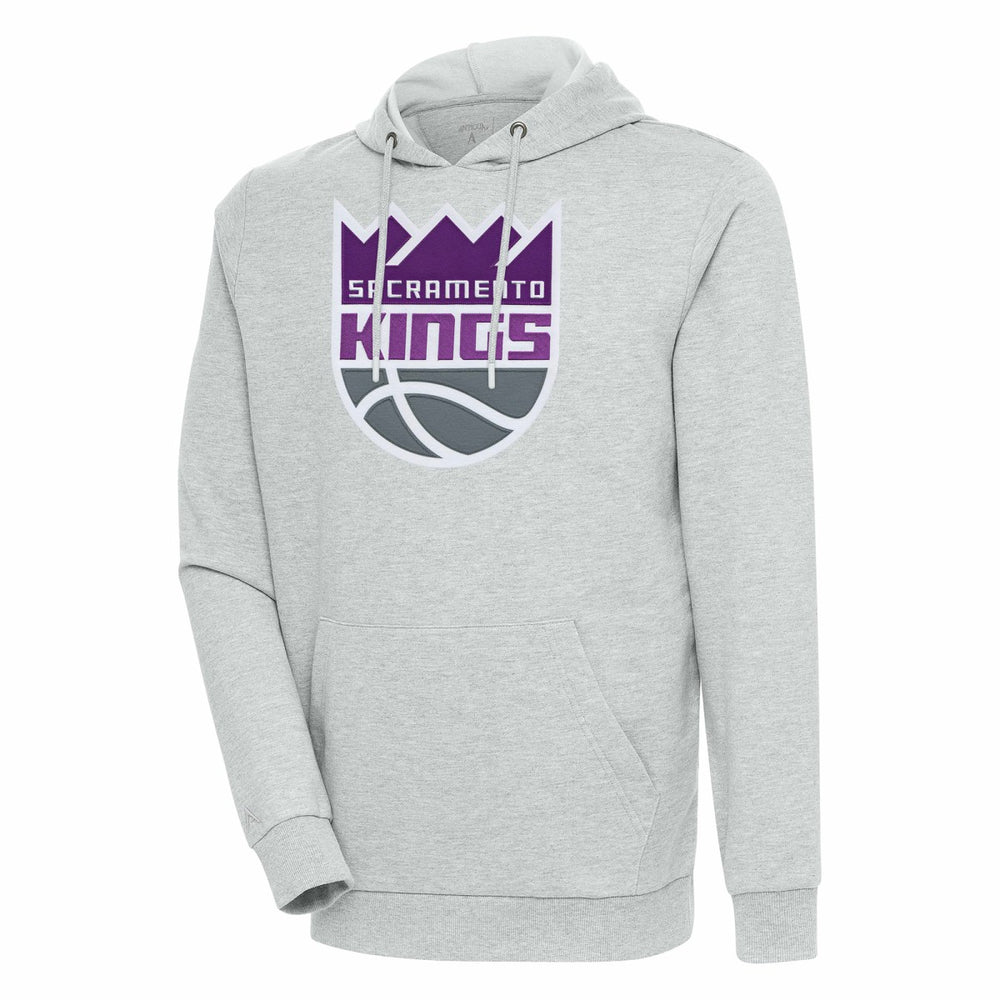 Sacramento Kings Antigua Action Pullover Hoodie - Heather Gray sale