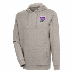 Sacramento Kings Antigua Action Pullover Hoodie - Oatmeal sale