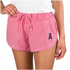 Los Angeles Angels Concepts Sport Women's Tradition Woven Shorts - Red