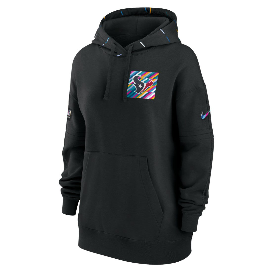 Houston Texans Women's 2023 NFL Crucial Catch Club Pullover Hoodie - Black | Nike discount