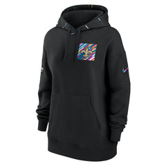 New Orleans Saints Women's 2023 NFL Crucial Catch Club Pullover Hoodie - Black | Nike outlet