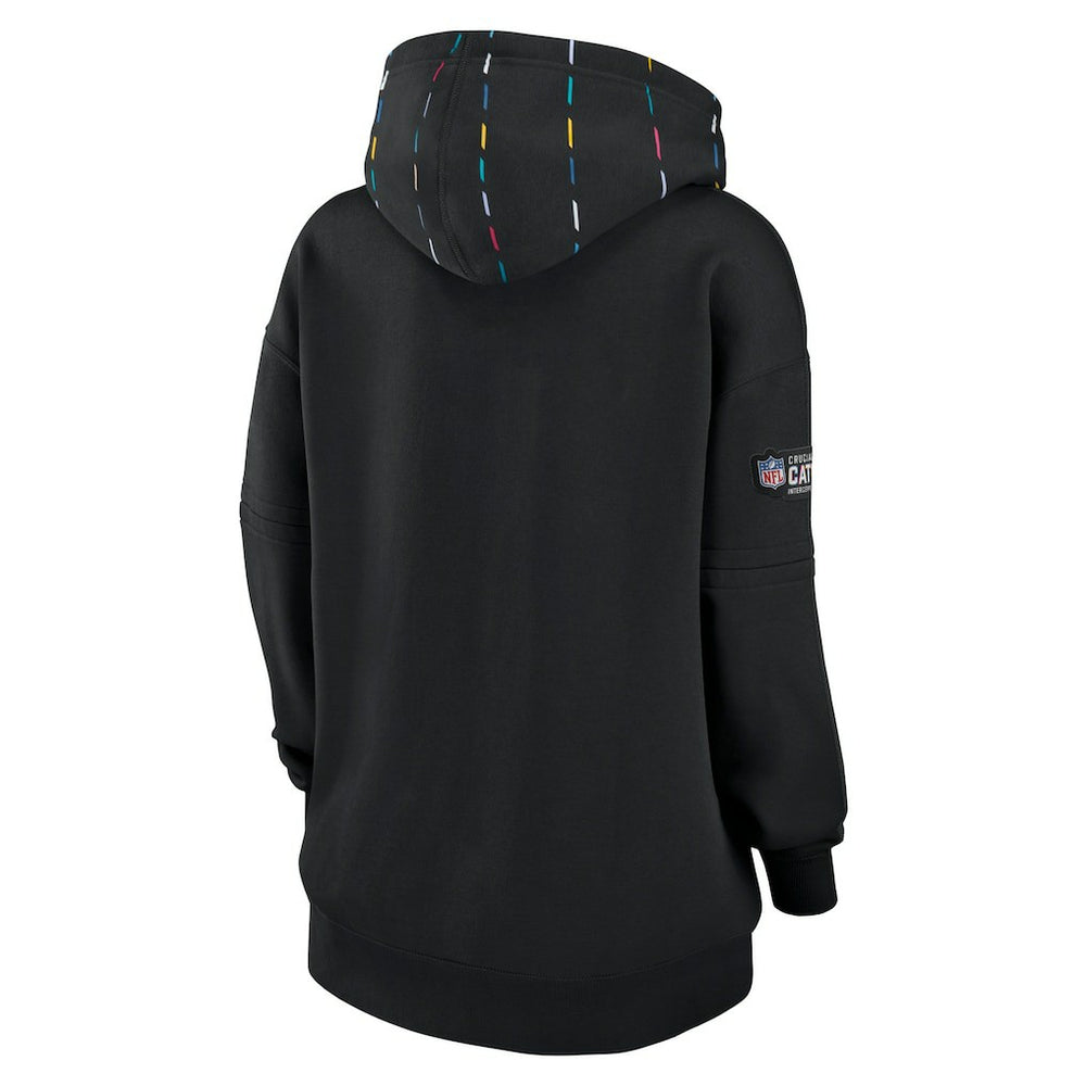 New Orleans Saints Women's 2023 NFL Crucial Catch Club Pullover Hoodie - Black | Nike outlet