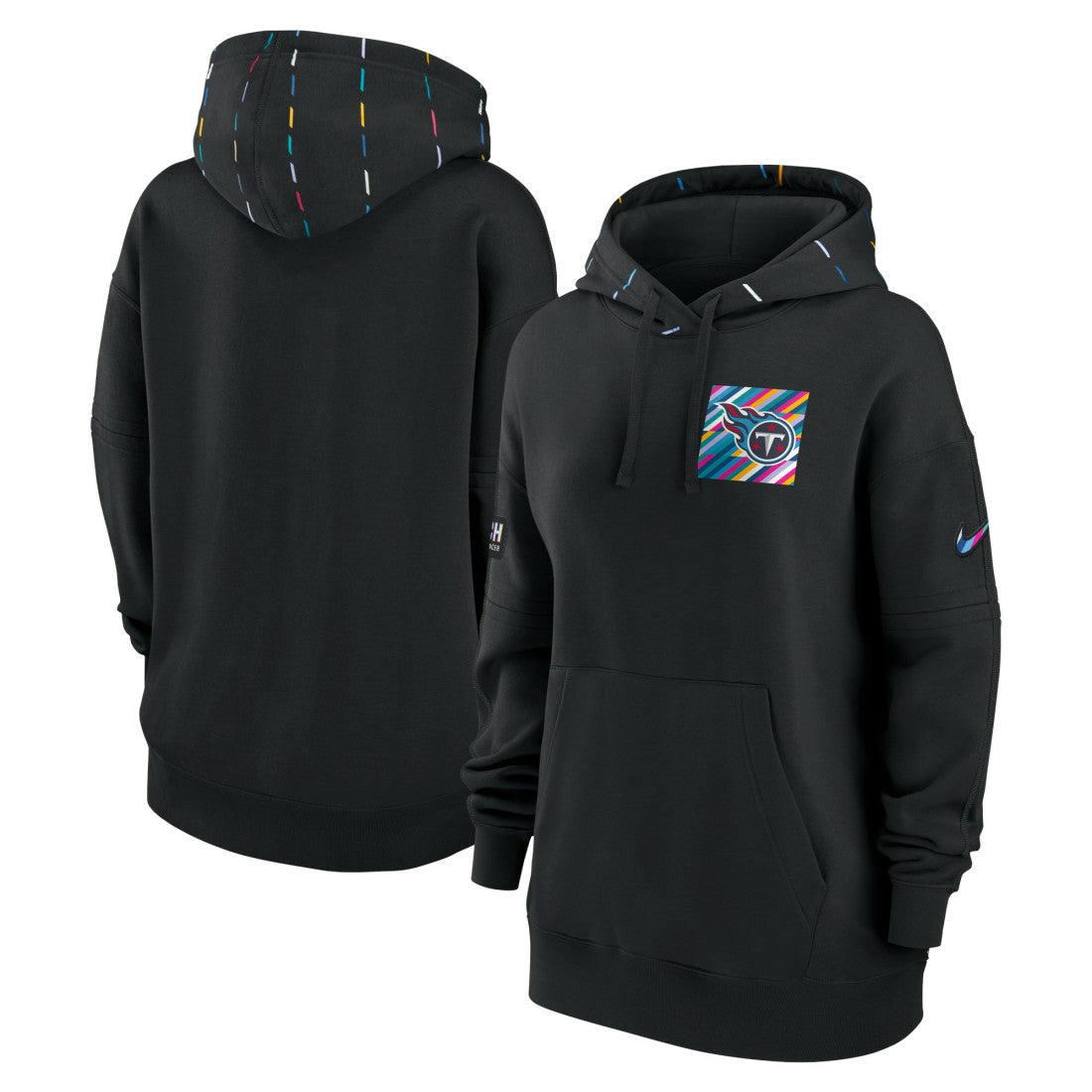 Tennessee Titans Women's 2023 NFL Crucial Catch Club Pullover Hoodie - Black | Nike sale