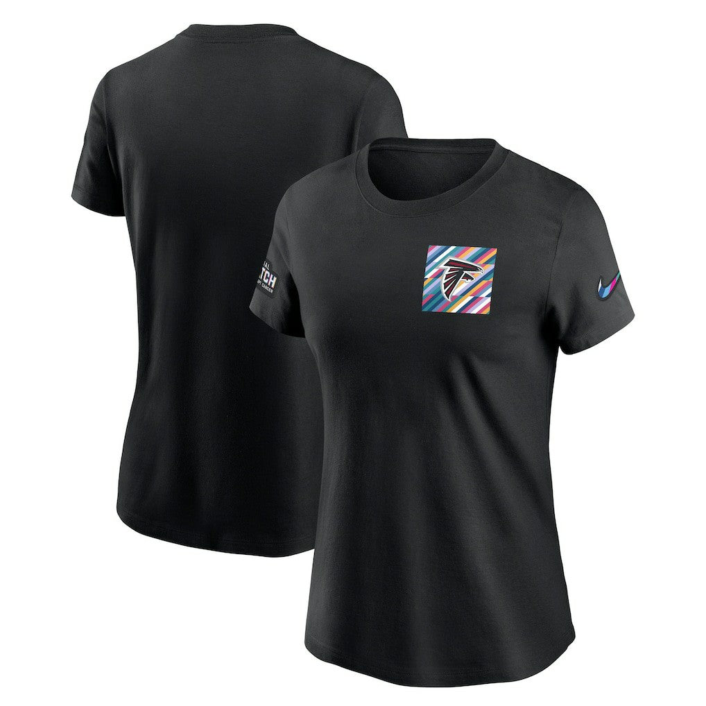 Atlanta Falcons Women's Crucial Catch Sideline Tri-Blend T-Shirt - Black | Nike sale